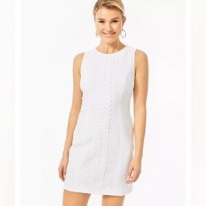 Lilly Pulitzer white shift dress